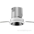 Infälld formgjuten aluminium Led Round Hotel Downlight